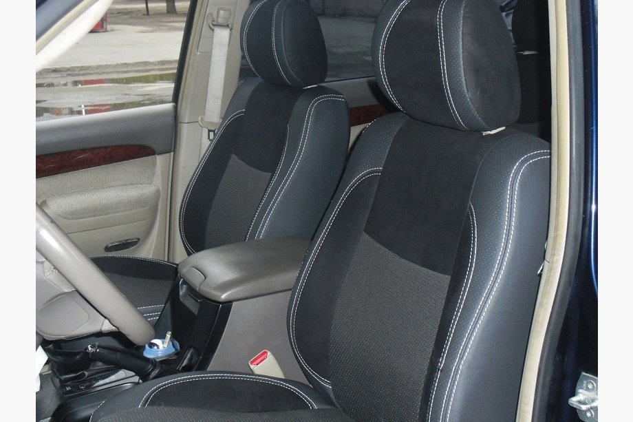 Toyota Land Cruiser Prado 120 2002-2009 Autositzbezüge SoyuzAuto Premium-Serie Foto 1