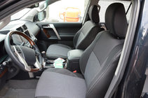 Toyota Land Cruiser Prado 150 2009-2023 Autositzbezüge (Kunstleder + Stoff, Premium) Foto 1