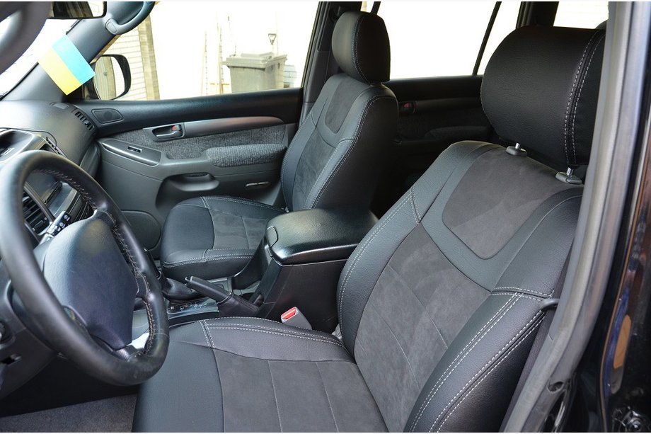 Toyota Land Cruiser Prado 120 2002-2009 Sitzbezüge SoyuzAuto Leather-series Image