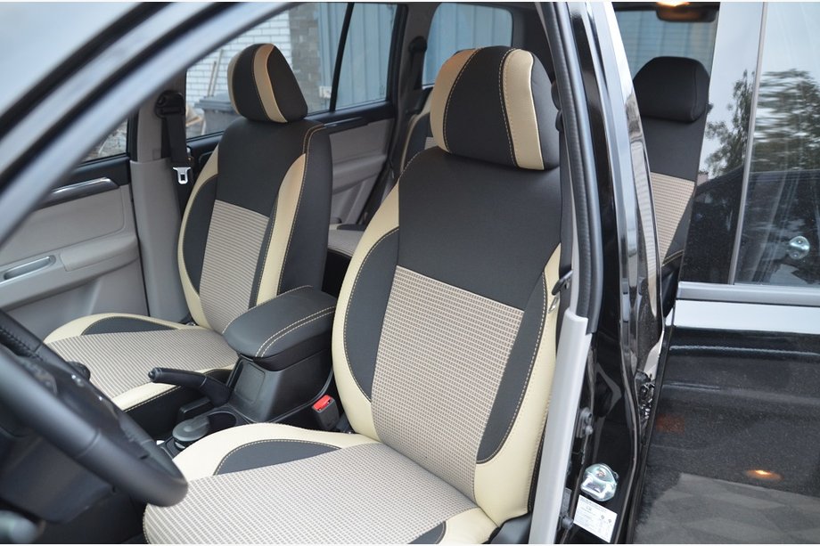 Mitsubishi Pajero Sport 2008-2015 Autositzbezüge SoyuzAuto Premium Foto 1