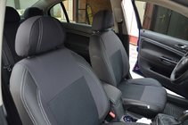 Skoda Superb 2001-2009 Autositzbezüge (Kunstleder↗Stoff, Premium) Foto 3