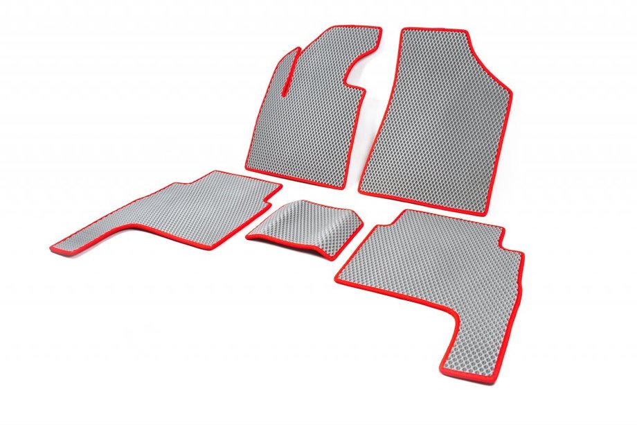 Hyundai Santa Fe 2 2006-2012 EVA Fußmatten (Grau) 2006-2010 Image