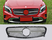 Mercedes GLA X156 2014-2019 Frontgrill Diamond Silber (2014-2016) Foto 6