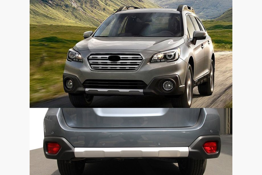 Subaru Outback 2014-2019 Front- und Heckaufsätze V1 (2 Stk, EU) Image