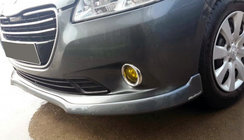 Peugeot 301 2012- Frontstoßstangenlippe (2012-2017, grundiert zum Lackieren) Foto 1