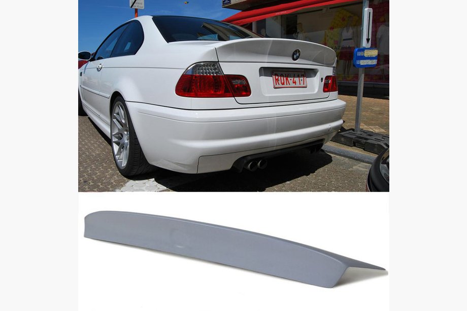 BMW 3 Series E46 1998-2006 Heckspoiler Coupe (grundiert zum Lackieren) Image