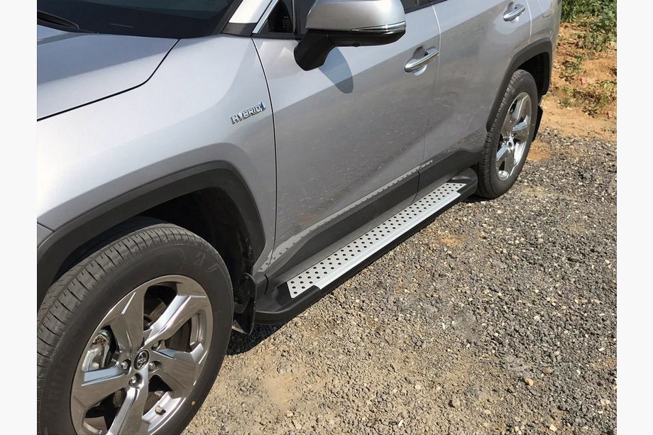 Toyota Rav 4 2019–2025 Trittbretter Allmond Grey (2 Stk., Aluminium) Foto 1
