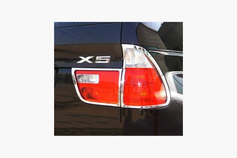 BMW X5 E53 1999–2006 Chrom Rückleuchten Abdeckungen (Kunststoff) Image