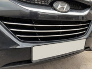 Hyundai IX-35 2010-2015 Zierleisten für Kühlergrill (3 Stk, Edelstahl) Foto 1
