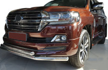 Toyota Land Cruiser 200 2007-2021 Frontbügel ST014 (2015+, Edelstahl) Foto 1
