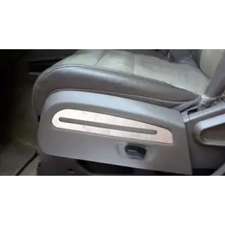 Chrom Zierleisten für Sitze (Edelstahl) Dodge Nitro 2006-2011 Foto 1
