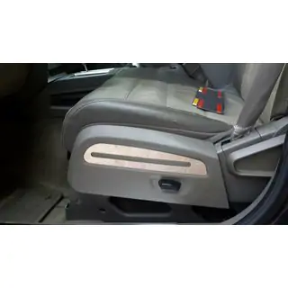 Chrom Zierleisten für Sitze (Edelstahl) Dodge Nitro 2006-2011 Foto 2