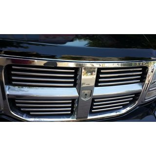 Chrom Zierleisten für Kühlergrill (Edelstahl) Dodge Nitro 2006-2011 Foto 2