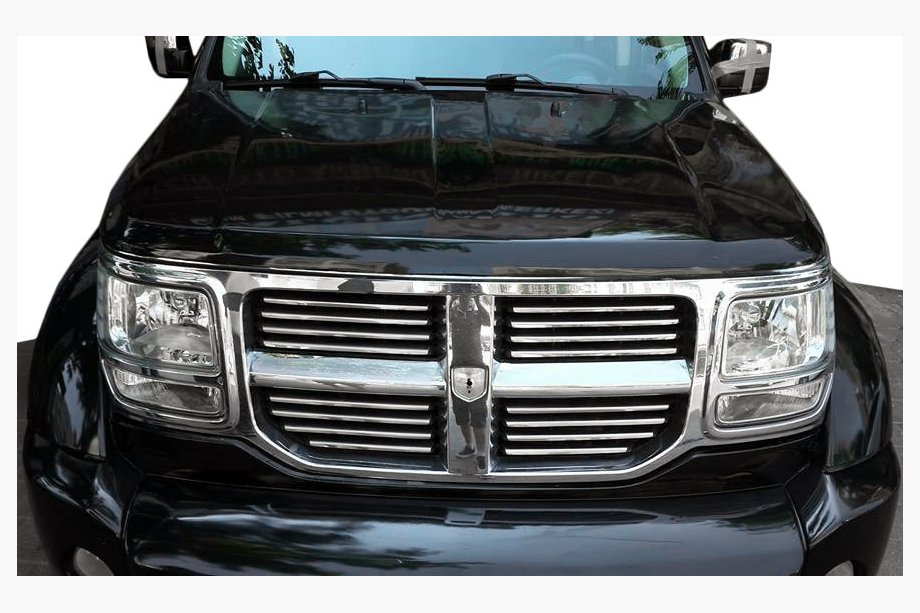 Dodge Nitro 2006-2011 Chrom Zierleisten für Kühlergrill (Edelstahl) Image