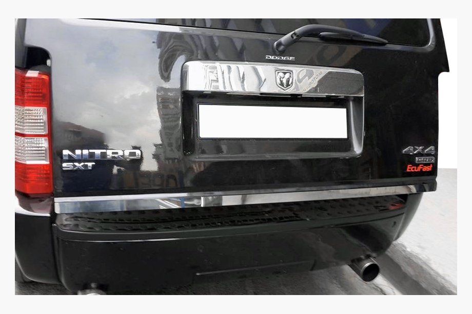 Dodge Nitro 2006-2011 Kofferraumleiste Edelstahl Image