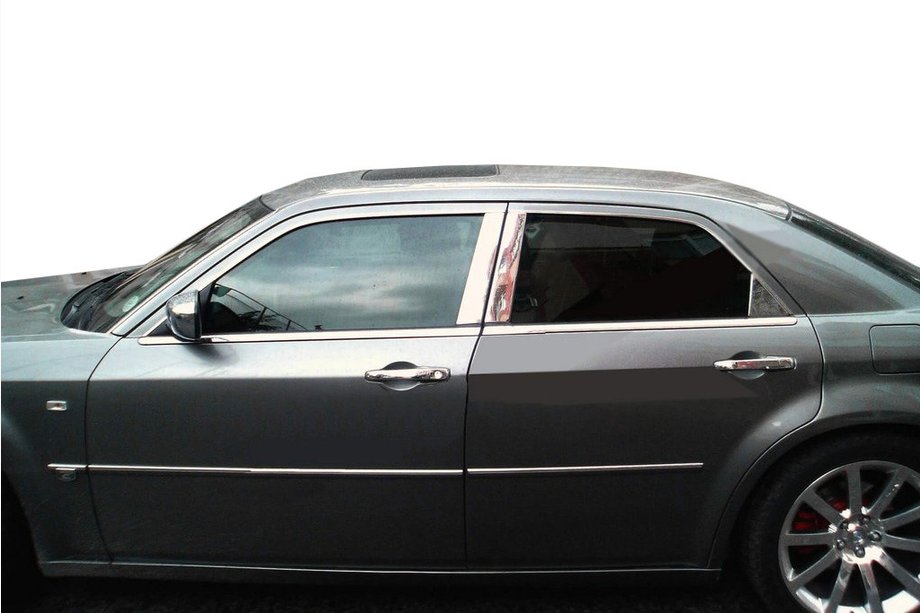 Chrysler C300 2004-2011 Edelstahl Türsäulen Zierleisten Image
