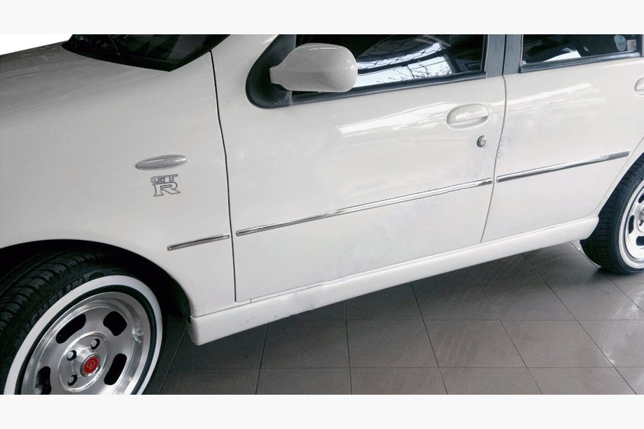 Fiat Palio 1996-2011 Türleisten Edelstahl (6 Stück) Image