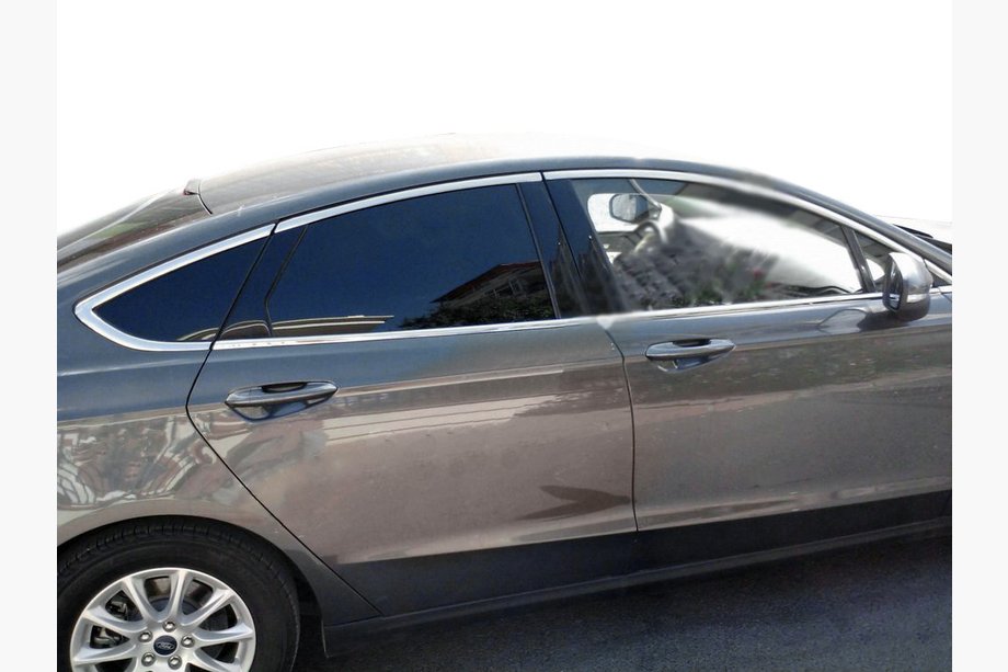 Ford Mondeo 2014-2022 Komplett Fensterrahmen Abdeckung Edelstahl (12 Stk) Image