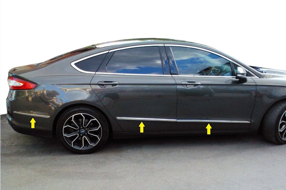 Ford Fusion 2012-2020 Türleisten Edelstahl (6 Stück) Image