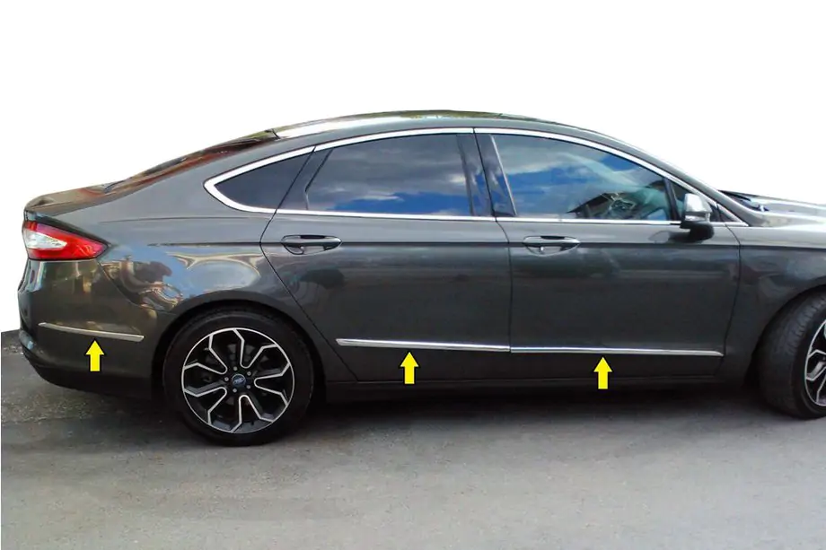 Ford Mondeo 2014-2022 Türleisten Edelstahl (6 Stück) Image