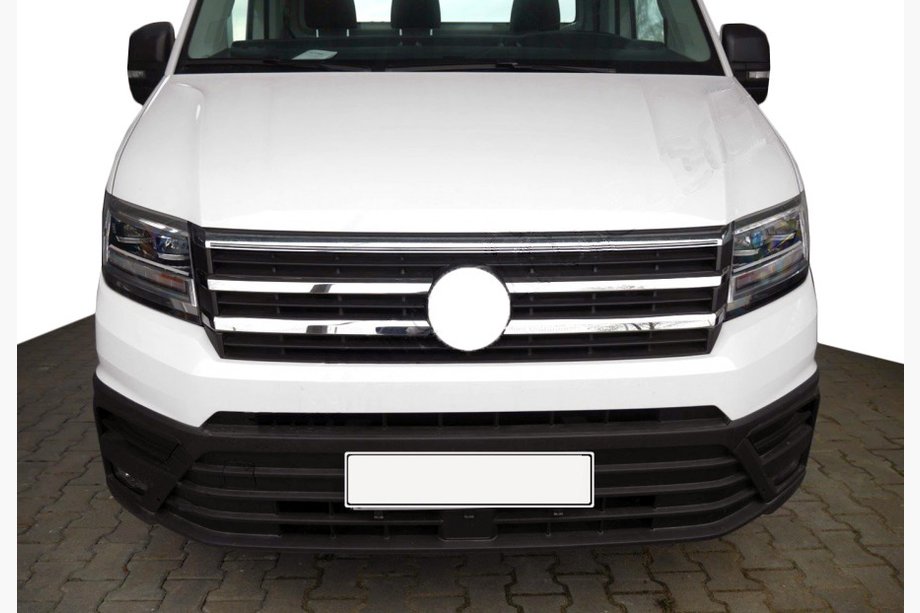 Volkswagen Crafter 2016- Grillabdeckungen (4 Stk, Edelstahl) Carmos - Türkischer Edelstahl Foto 2