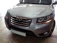 Hyundai Santa Fe 2 2006-2012 Grillblenden Edelstahl (2010-2012, 4 Stk.) Foto 2