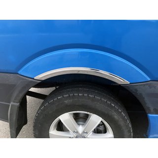 Schmale Radlaufleisten Edelstahl (4 Stk) Mercedes Sprinter W906 2006–2018 Foto 1