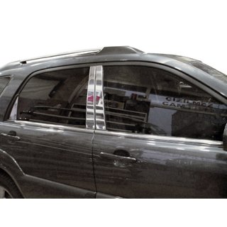 Edelstahl Säulenabdeckungen (6 Stk) Kia Sportage 2004-2010 Foto 1