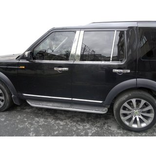 Edelstahl Türsäulen Zierleisten (6 Stk) Land Rover Discovery IV 2009-2017 Foto 1