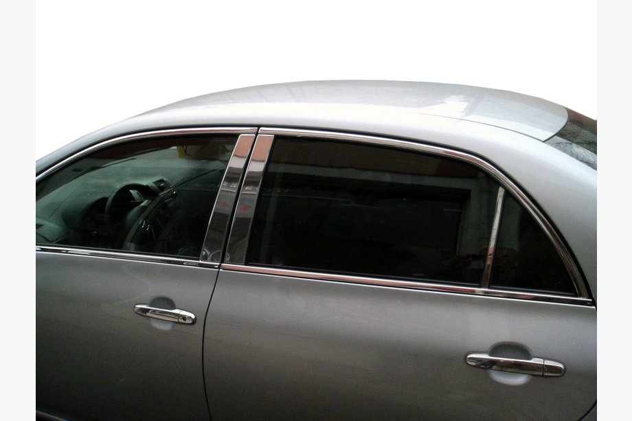 Toyota Corolla 2007-2013 Edelstahl Säulenabdeckungen Image