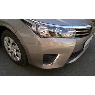 Chrom Blenden für Nebelscheinwerfer (2013-2016, Edelstahl) Toyota Corolla 2013-2019 Foto 1