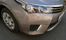 Toyota Corolla 2013-2019 Chrom Blenden für Nebelscheinwerfer (2013-2016, Edelstahl) Foto 1