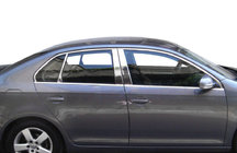 Volkswagen Jetta 2006-2011 Fensterzierleisten außen Edelstahl (4 Stk) Foto 2