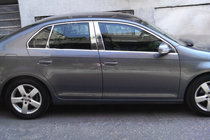 Volkswagen Jetta 2006-2011 Komplette Fensterrahmen Zierleisten Edelstahl Foto 3