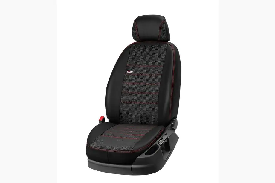 Porsche Cayenne 2003–2010 Autositzbezüge Kunstleder+Stoff+Alcantara Eco Comfort (Komplettset) Image