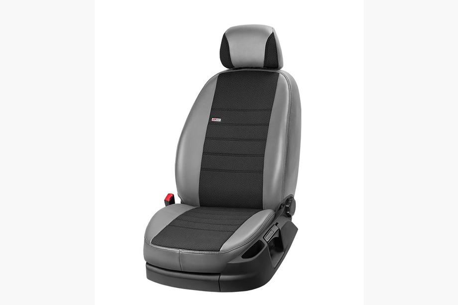 Suzuki Ignis 2016- Autositzbezüge Kunstleder+Stoff+Alcantara Eco Comfort (Komplettset) Foto 4