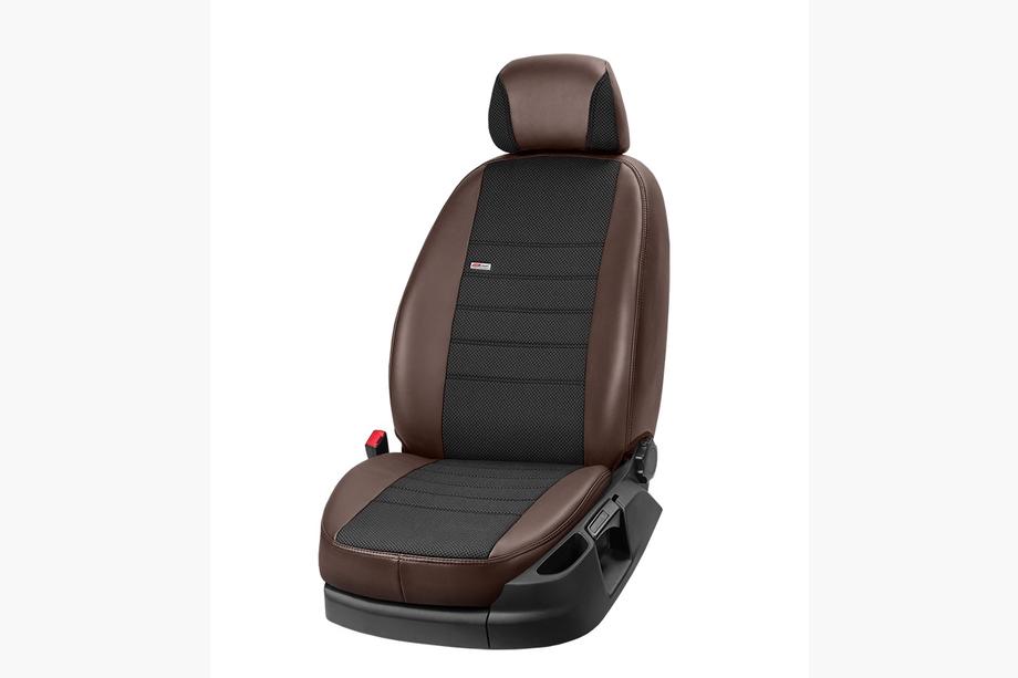 Suzuki Ignis 2016- Autositzbezüge Kunstleder+Stoff+Alcantara Eco Comfort (Komplettset) Foto 6