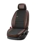 Porsche Cayenne 2003–2010 Autositzbezüge Kunstleder+Stoff+Alcantara Eco Comfort (Komplettset) Foto 6