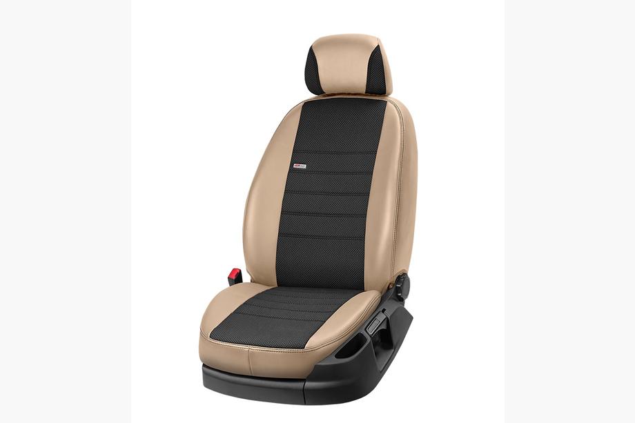 Suzuki Ignis 2016- Autositzbezüge Kunstleder+Stoff+Alcantara Eco Comfort (Komplettset) Foto 8