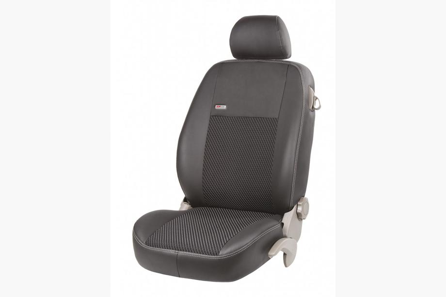 Citroen Jumpy 2007–2017 Autositzbezüge Kunstleder+Stoff Eco Classic (3 Reihen) Image