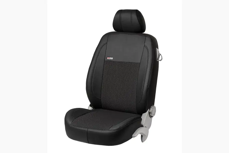 Tesla Model 3 2017- Autositzbezüge Kunstleder+Stoff+Alcantara VIP Elite (Komplettset) Image