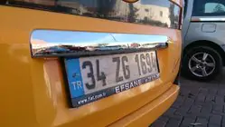 Citroen Nemo 2007-2017 Chromleiste über dem Kennzeichen (Edelstahl) Foto 2