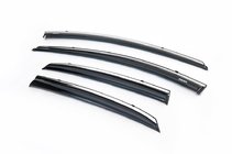 Hyundai I-30 2012-2017 Windabweiser mit Chromleiste HB (4 Stk, Niken) Foto 1