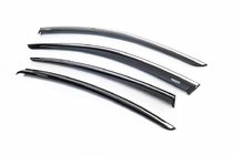 Volkswagen Passat B8 2015-2023 Windabweiser mit Chromleisten SD (4 Stk, Niken) Foto 1