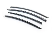 Volkswagen Passat B6 2006-2012 Windabweiser mit Chromleisten SD (EU, 4 Stk, Niken) Foto 4