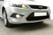 Ford Focus II 2008-2011 Frontstoßstangenlippe Sedan (grundiert zum Lackieren) Foto 1