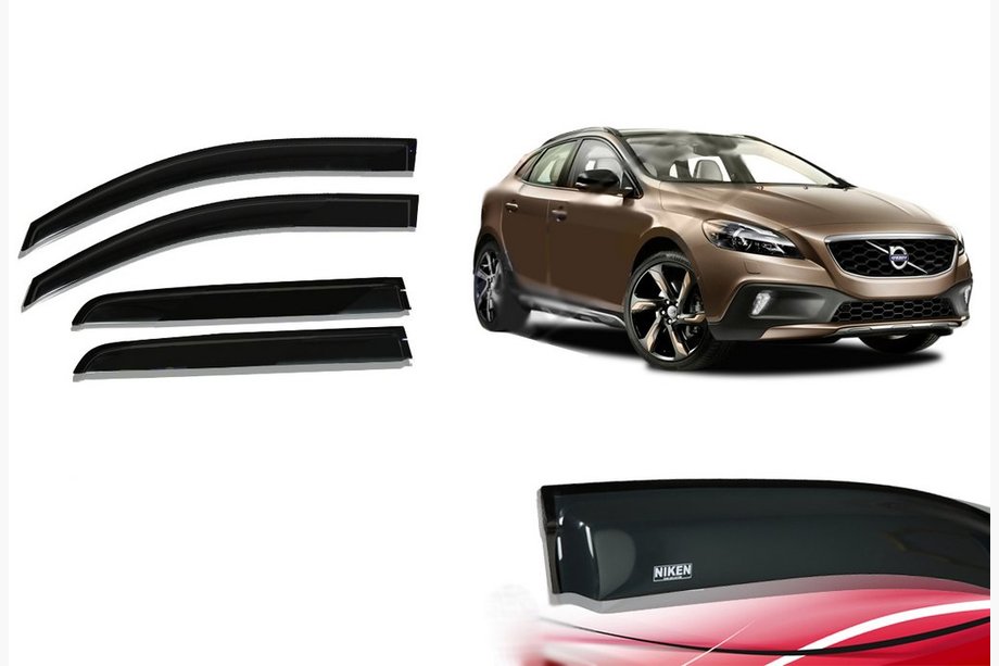 Volvo V40 2012- Windabweiser (4 Stk, Niken) Image