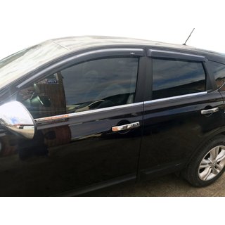 Fensterrahmen Zierleisten Edelstahl Aussen (4 Stk) Nissan Qashqai 2007-2010 Foto 1