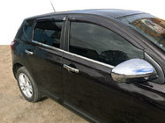 Nissan Qashqai 2010-2014 Türleisten Edelstahl außen (4 Stk) Standardbasis, OmsaLine - Italienischer Edelstahl Foto 1