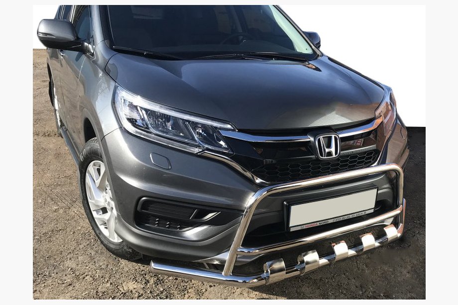 Honda CRV 2012-2016 Frontschutzbügel WT003-ST-V2 (Edelstahl) Image